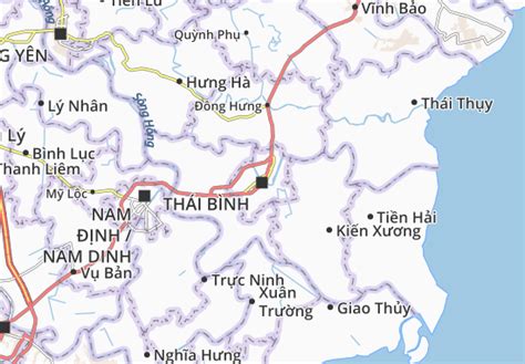 MICHELIN Thái Bình map - ViaMichelin