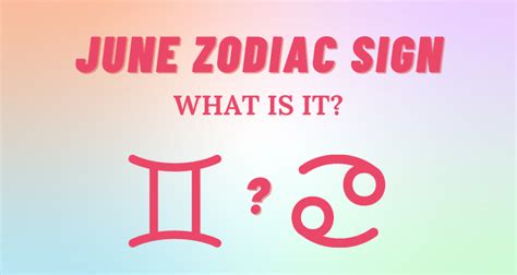 What is the June Zodiac Sign? | So Syncd