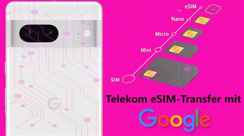 eSIM: Telekom, Google und GSMA entwickeln Standard für eSIM-Transfer, Google Pixel 7 erhält es ...