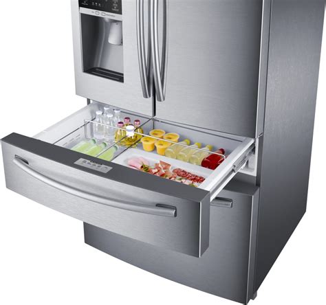 RF28HMEDBSR Samsung Stainless Steel 36" French Door Refrigerator w/LED