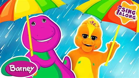 Rain Rain Go Away + More | Nursery Rhymes for Kids | Barney and Friends - YouTube