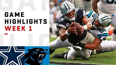 Cowboys vs. Panthers Week 1 Highlights | NFL 2018 | Cowboys vs ...