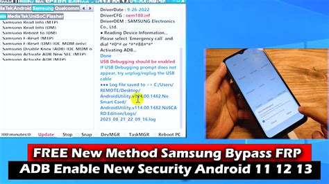 FREE New Method Samsung Bypass FRP ADB Enable New Security Android 11 12 13 - ICTfix