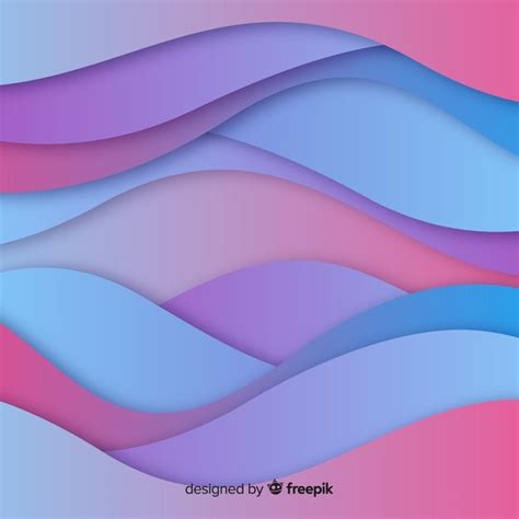 an abstract background with blue, pink and purple wavy lines on the bottom right corner