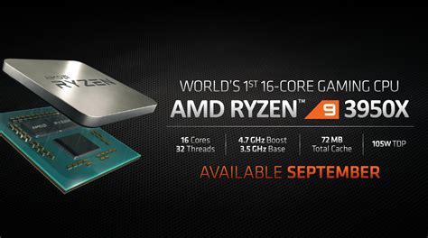 AMD presenta ufficialmente Ryzen 9 3950X, Athlon 3000G e Threadripper 3000 • TechByte