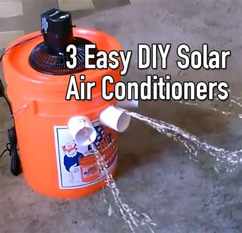 3 Easy DIY Solar Air Conditioners - Off Grid World