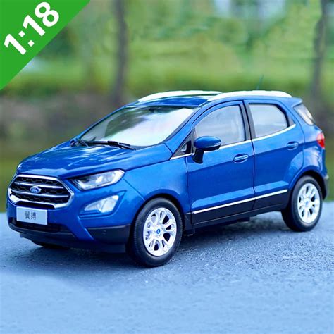 New 1:18 Diecast Model For Ford Ecosport 2015 Orange Blue SUV Alloy Toy Car For Kids Toys ...