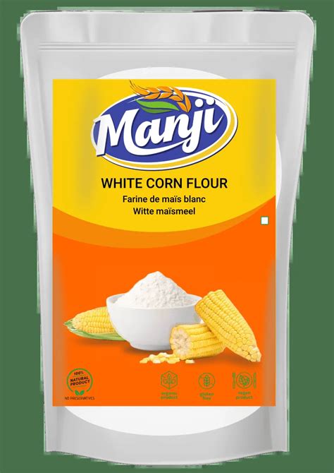 Premium Quality White Corn Flour - Manji