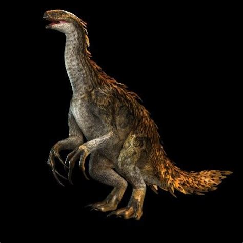 an image of a dinosaur that is walking on the ground with its mouth wide open