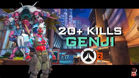 Overwatch 2 Genji Gameplay (20+ KILL GAME) | Overwatch, Overwatch 2, Genji