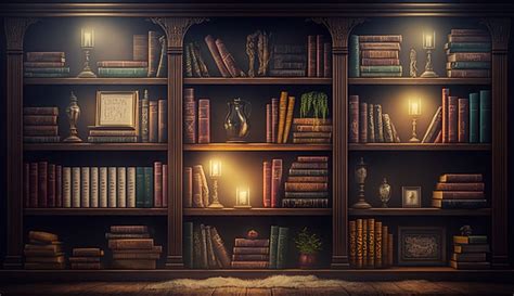 Education Bookshelf Small Desk Lamp Background, Education, Background ...