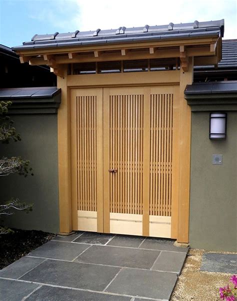 See elegant traditional Japanese entrance gates (mon), garden gates, and simpler gates with ...