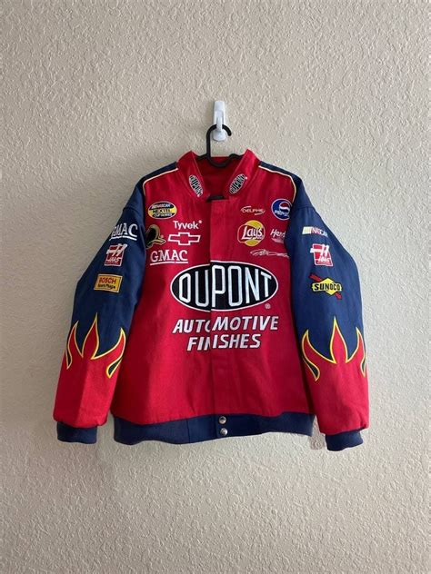 Nascar jacket flame vintage racing jacket 90s dupont jacket – Artofit