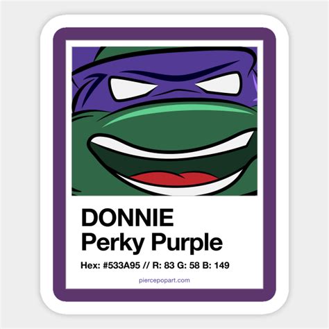 Donatello Purple - TMNT - Tmnt Ninja Turtles - Sticker | TeePublic