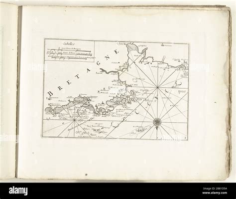 Old map of brittany hi-res stock photography and images - Alamy