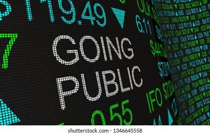 Going Public Stock Market Initial Offering Stock Illustration 1346645558 | Shutterstock