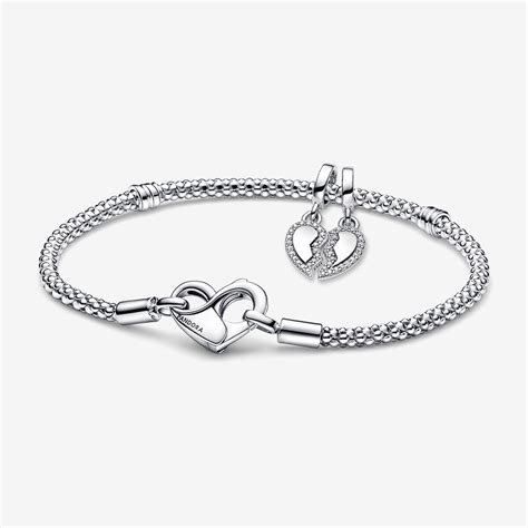 Friendship Splittable Charm and Bracelet Set | Sterling silver | Pandora SG