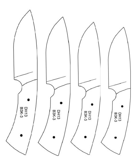 freebiesland.net | Knife template, Knife patterns, Knife