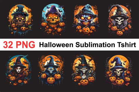 Halloween Sublimation T-Shirt Bundle Bundle · Creative Fabrica