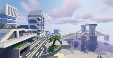 Futuristic City #7 Minecraft Map