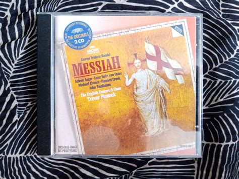 HANDEL MESSIAH TREVOR PINNOCK, THE ENGLISH CONCERT 2CD SET ON GERMAN ARCHIV LABEL. MADE BY DGG ...