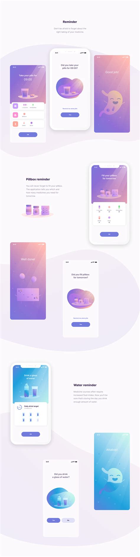 Pill Reminder App Concept on Behance