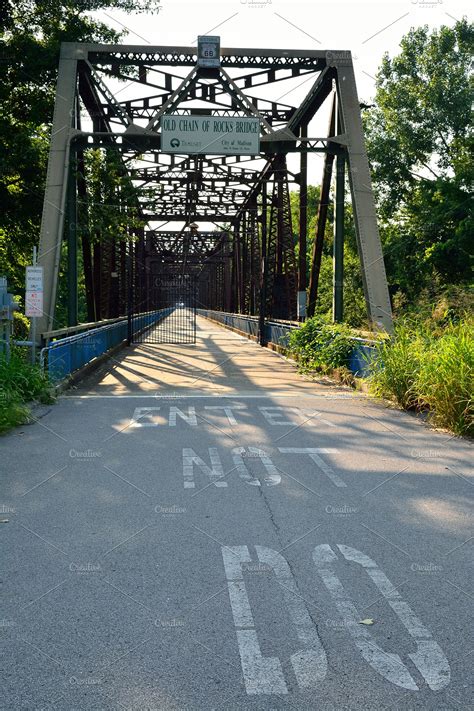 Old Chain of Rocks bridge | High-Quality Architecture Stock Photos ~ Creative Market