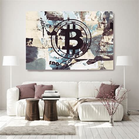 Bitcoin Graffiti Art 2 Bitcoin Kunstdruck Bitcoin | Etsy