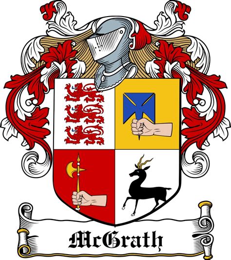 McGrath Family Crest / Irish Coat of Arms Image Download - Tradebit