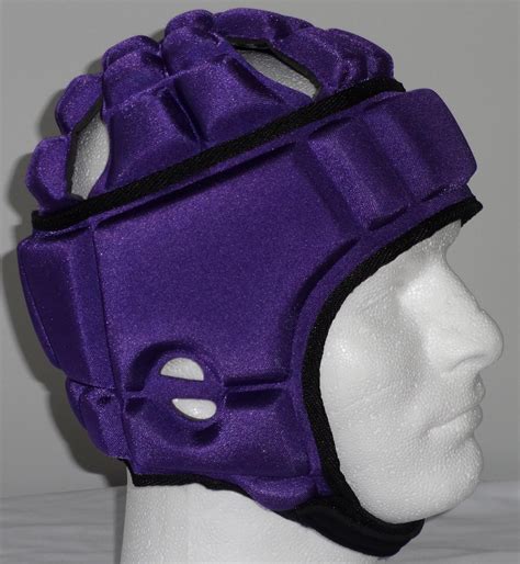 Soft Protective Helmet (small (19.5"-20.5"), Purple) Sporting Goods Team Sports Rugby Rugby Helmets