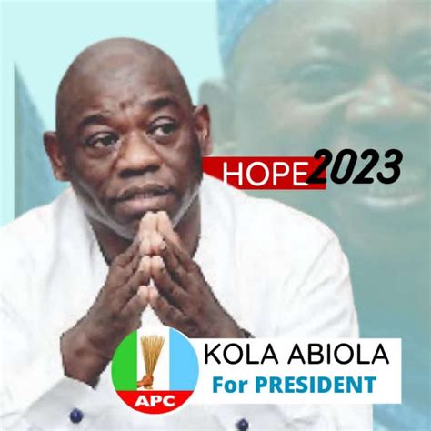 Posters Of Kola Abiola, The Son Of Late MKO Abiola For President Floods ...