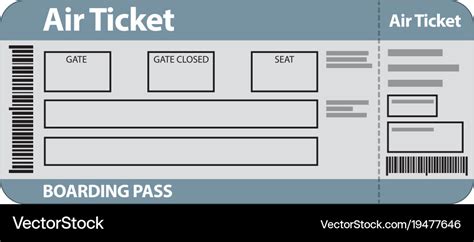 Airline Ticket Template Free | Template Collections