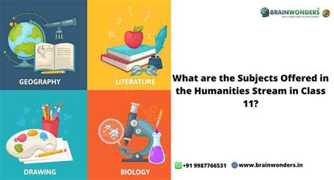 What are the Subjects Offered in the Humanities Stream in Class 11? - Brainwonders