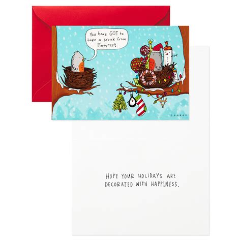 Modern Holidays Funny Assorted Boxed Christmas Cards, Pack of 24 ...