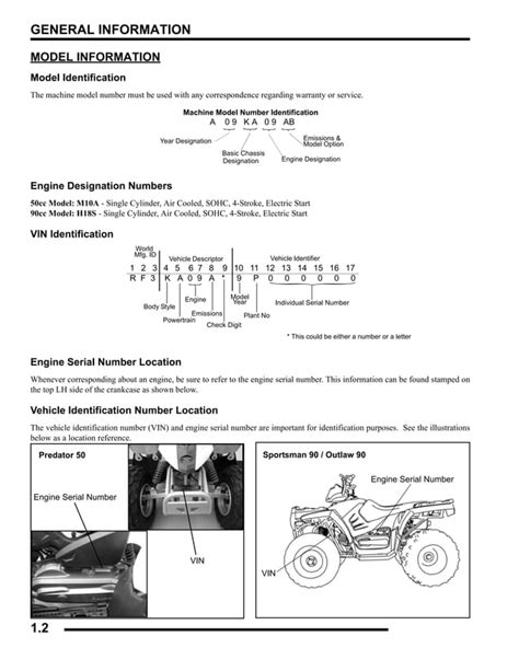 2009 Polaris Outlaw 90 Service Repair Manual | PDF