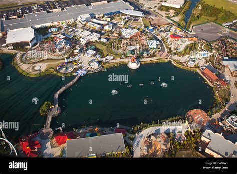 Aerial of the Hard Rock Amusement Park Myrtle Beach, SC Stock Photo - Alamy