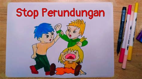 Membuat Poster Cegah Perundungan || STOP BULLYING - YouTube