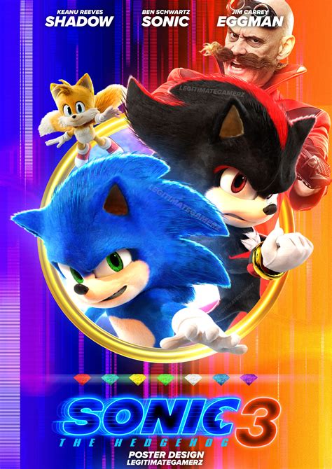 Sonic movie 3 poster by Legitimategamerz on DeviantArt