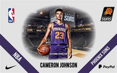 Download wallpapers Cameron Johnson, Phoenix Suns, American Basketball Player, NBA, portrait ...