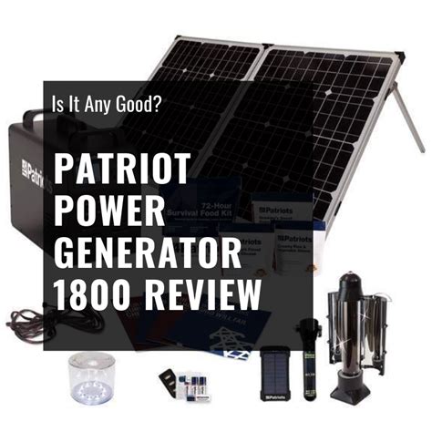 REVIEW: Patriot Power Generator + Top 4 Alternative Solar Generators - ShopSolar.com