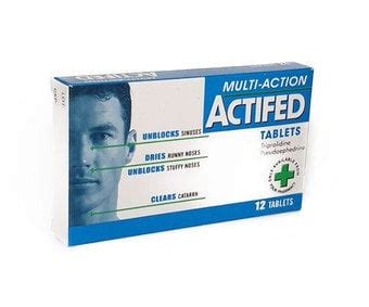 Buy Actifed Tablets For Congestion Online For £3.75 | Simple Online ...