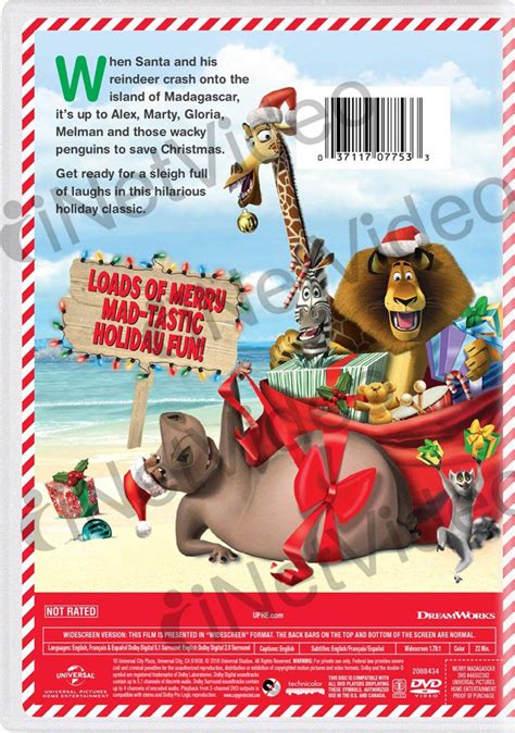 Merry Madagascar (Christmas Special) on DVD Movie