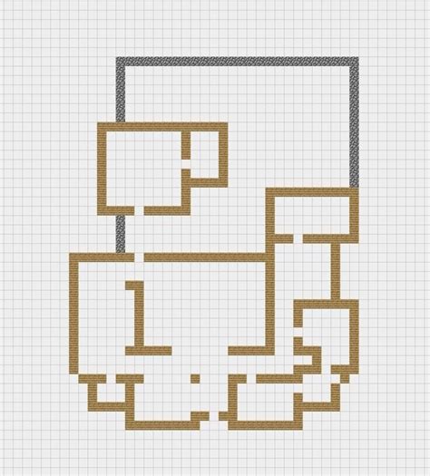 How to Draw a house like an architect's blueprint | Minecraft modern ...