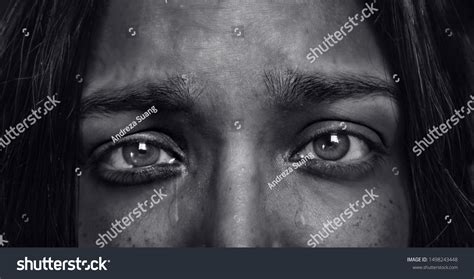 Young Woman Sad Eyes Crying Girl Stock Photo 1498243448 | Shutterstock