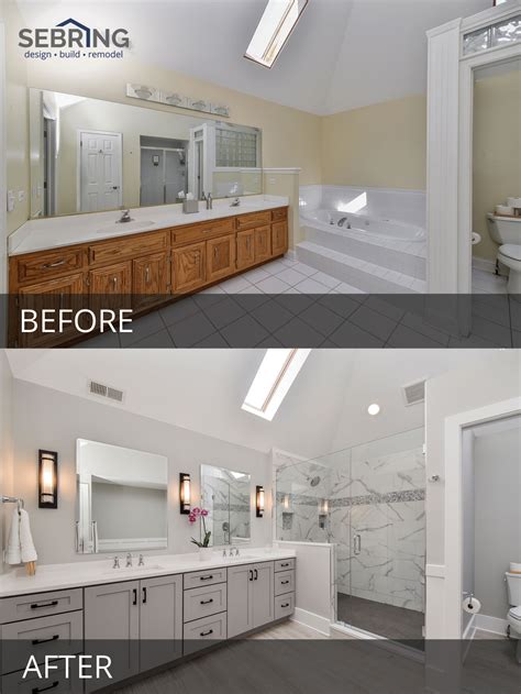 Sarah & Ray’s Master Bathroom Before & After Pictures | Sebring Design ...