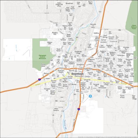 Albuquerque Neighborhoods Map - GIS Geography