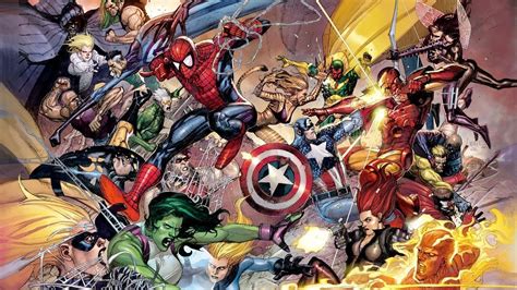 Marvel Comic Book Wallpapers - Top Free Marvel Comic Book Backgrounds ...