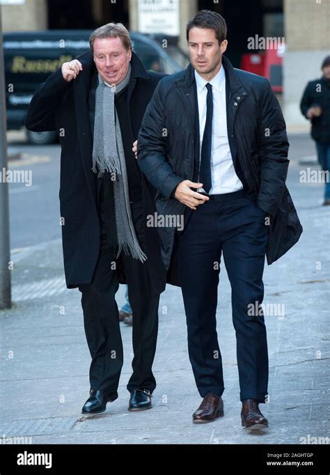 Tottenham manager Harry Redknapp with son Jamie leaving Southwark Crown court after being found ...