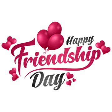 Friendship Day PNG Transparent Images Free Download | Vector Files ...