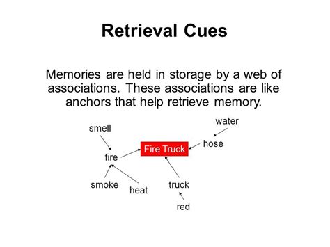 Image result for retrieval cues | Psychology, Fire trucks, Cue